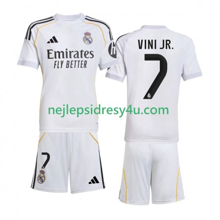 Fotbalový Dres Real Madrid Vinicius Junior 7 Dětské Domácí 2025/26
